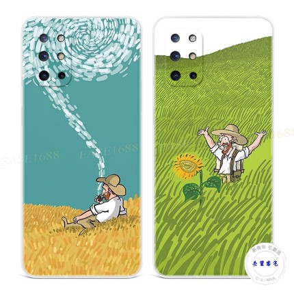 适用于个性油画风1+11一加10pro手机壳9R可爱8t7梵高6搞怪5五六七八九十Ace2女款软