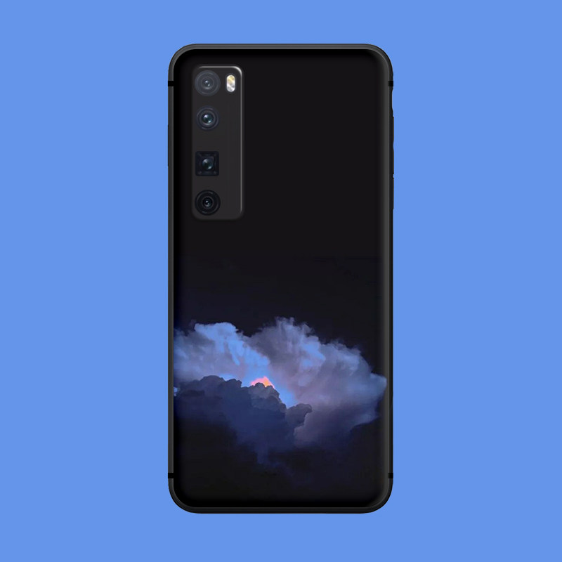 适用于华为nova9/8se手机壳7pro/冷淡风云彩5i/4/3文艺磨砂全包软