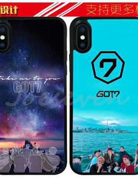 适用于华为GOT7新专辑壳手机XSMAX苹果11防摔s软12pro女XRvivo小米