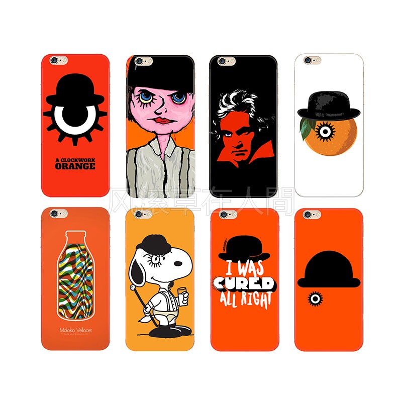 适用于iphonexs苹果8手机壳A Clockwork Orange发条橙16三星