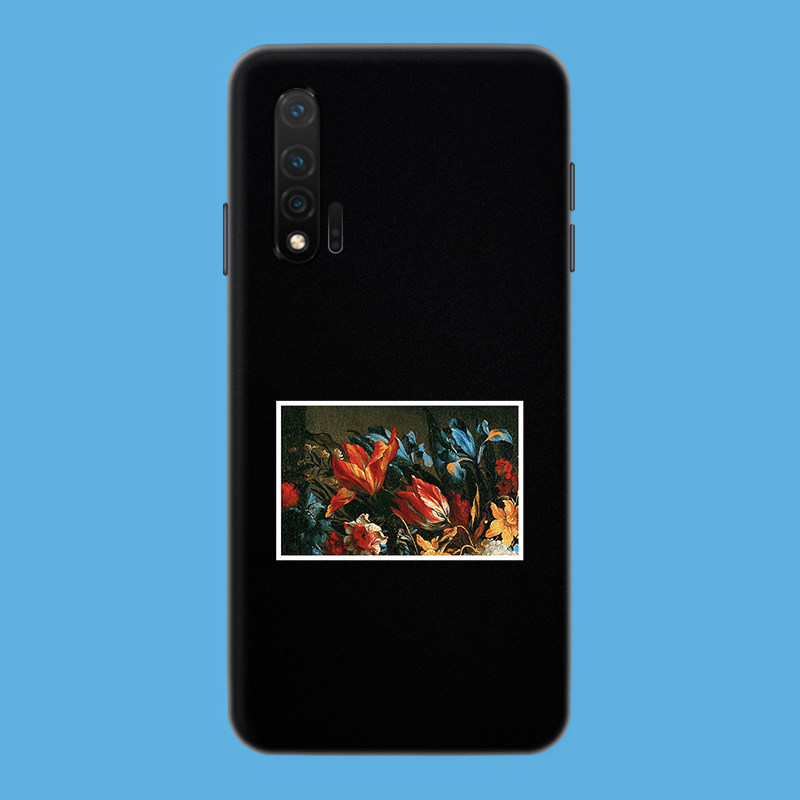 适用于欧美花朵油画华为nova9/8se/7Pro手机壳5T//4e/3i艺术插画软