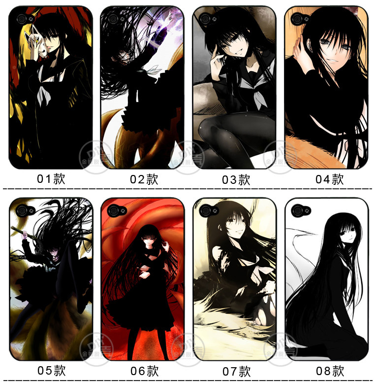 适用于滑头鬼之孙iphonexs/5s//12/8/plus手机壳定制7/X软壳羽衣狐