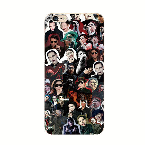 适用于13/7plus苹果X联想VIVO9壳手机Marilyn Manson玛丽莲曼森