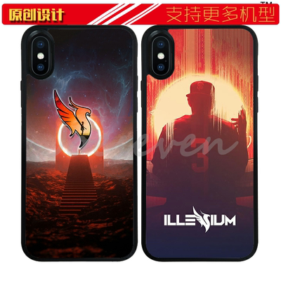 适用于华为ILLENIUM凤凰之子苹果13MAX手机壳iphone12防摔XR软11pro