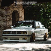 湾岸车贴适用于东洋TOYO TIRES个性 前风挡英文字母反光贴纸前挡贴