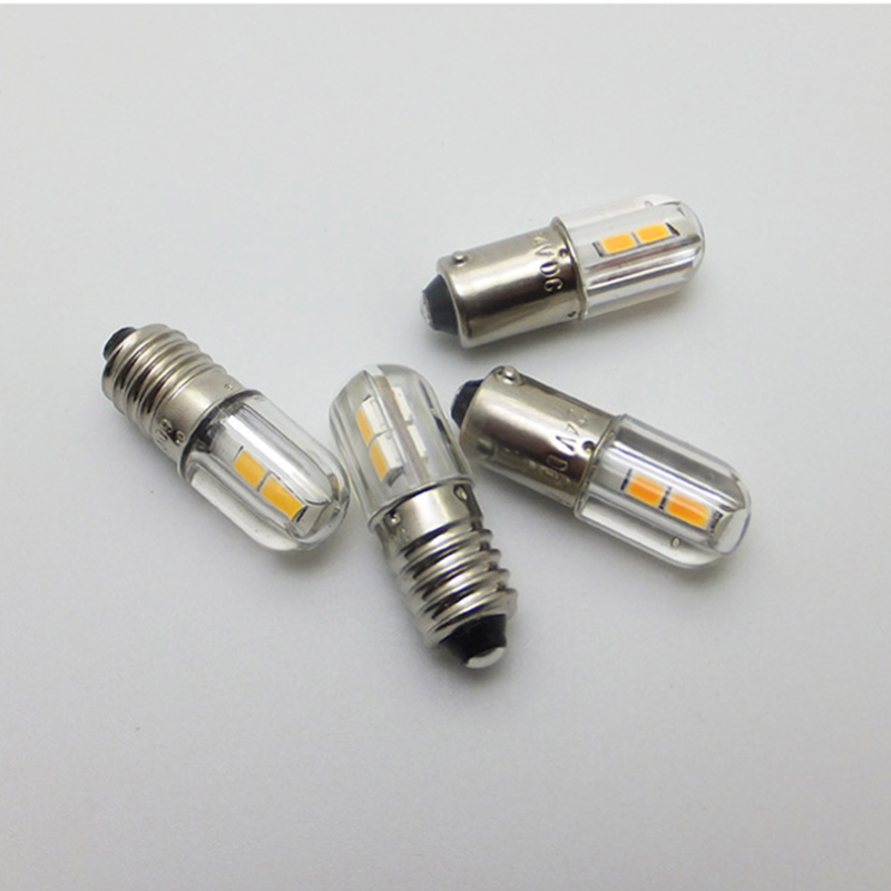 BA9S灯泡LED指示灯6v12v24v36v48v60v120v230v机床按钮灯E10螺口