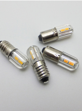 BA9S灯泡LED指示灯6v12v24v36v48v60v120v230v机床按钮灯E10螺口