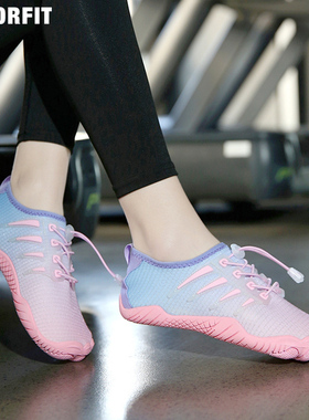 家用室内健身鞋男女深蹲跳操跑步机综合训练防滑跳绳运动五指