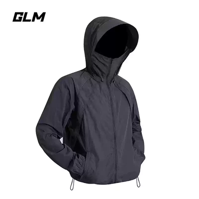 GLM夏季轻薄透气防晒衣户外旅游纯色户外抗UV防晒服男女外套