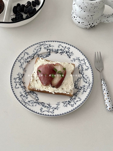 Мисс сахар Американский Retro Ins Ceramics Dessert Disk Round Home Семейные ученики рассеивают розовые завтрак