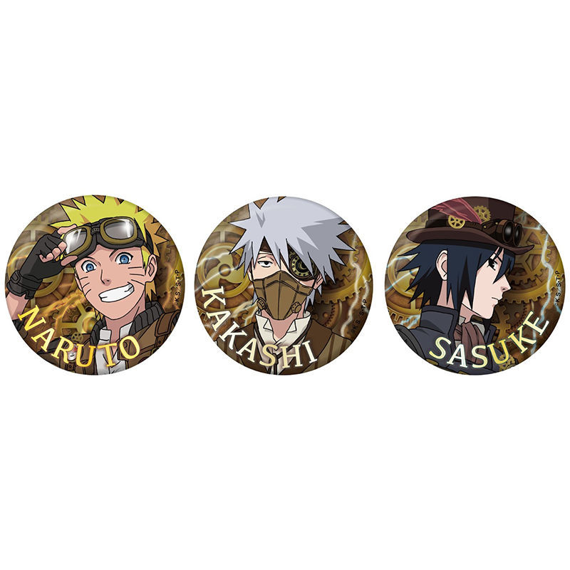 火影忍者徽章58mmt铁底吧唧卡卡西 鸣人 佐助