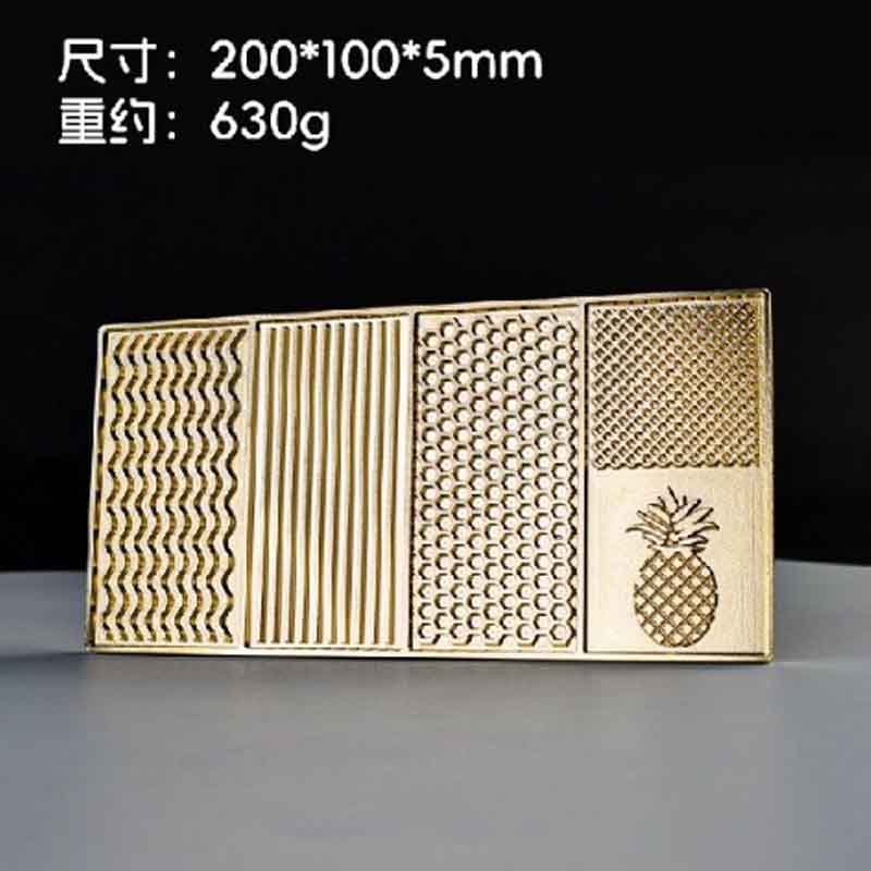 方形冰板模具酒吧压冰铜板冰块