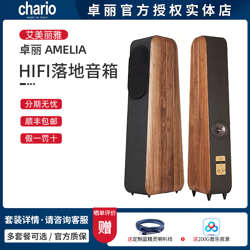 意大利Chario/卓丽 AMELIA 飞翔系列-艾美丽雅 家用HIFI落地音箱