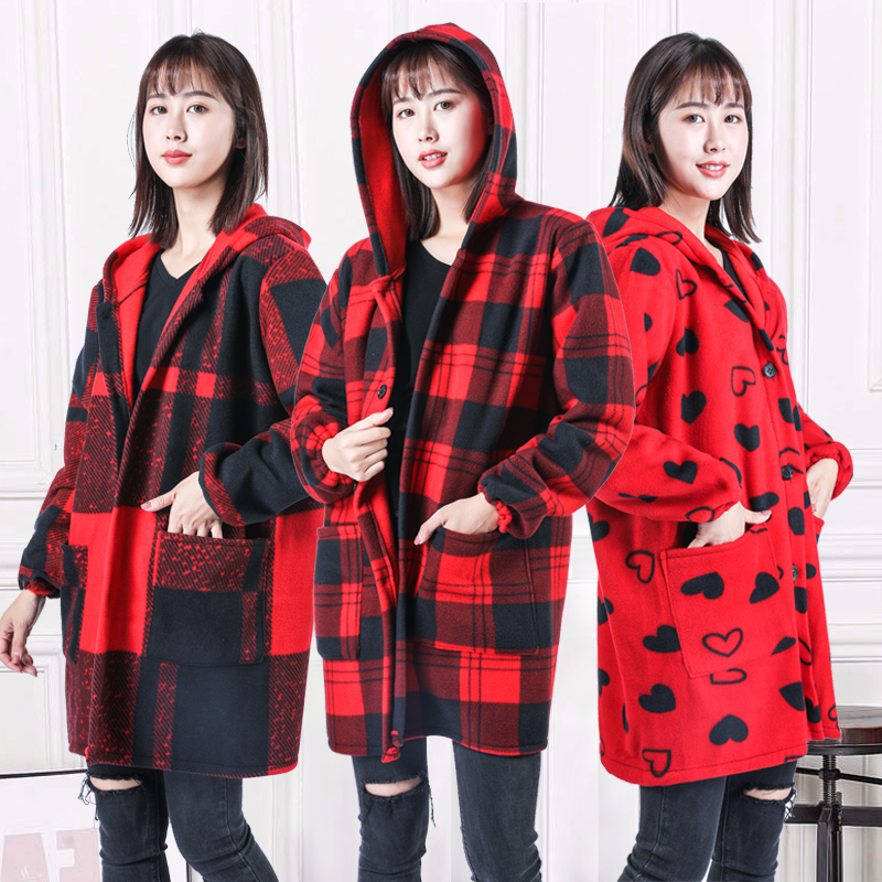 长袖加绒加厚男女秋冬厨房护衣