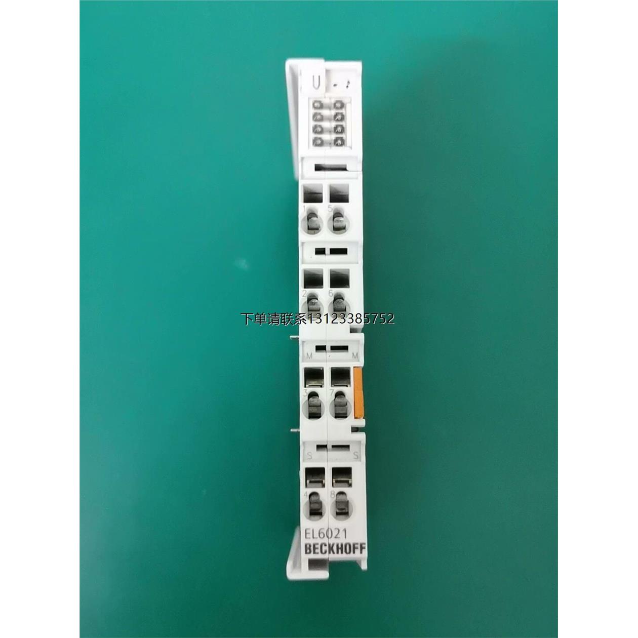 询价BECKHOFF倍福EL6021二手拆机成色如图，实物图，功