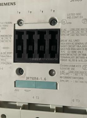 询价西门子接触器  3RT5054-1AP36      线圈2
