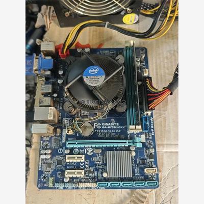 询价技嘉GA-B75M-D2V主板 cpu i5 3570K 一