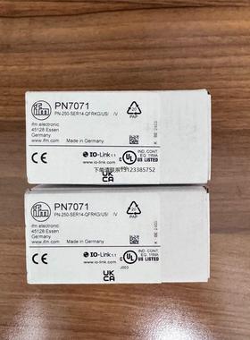 询价易福门PN7071压力传感器，全新正品，德国制造。带显示屏，