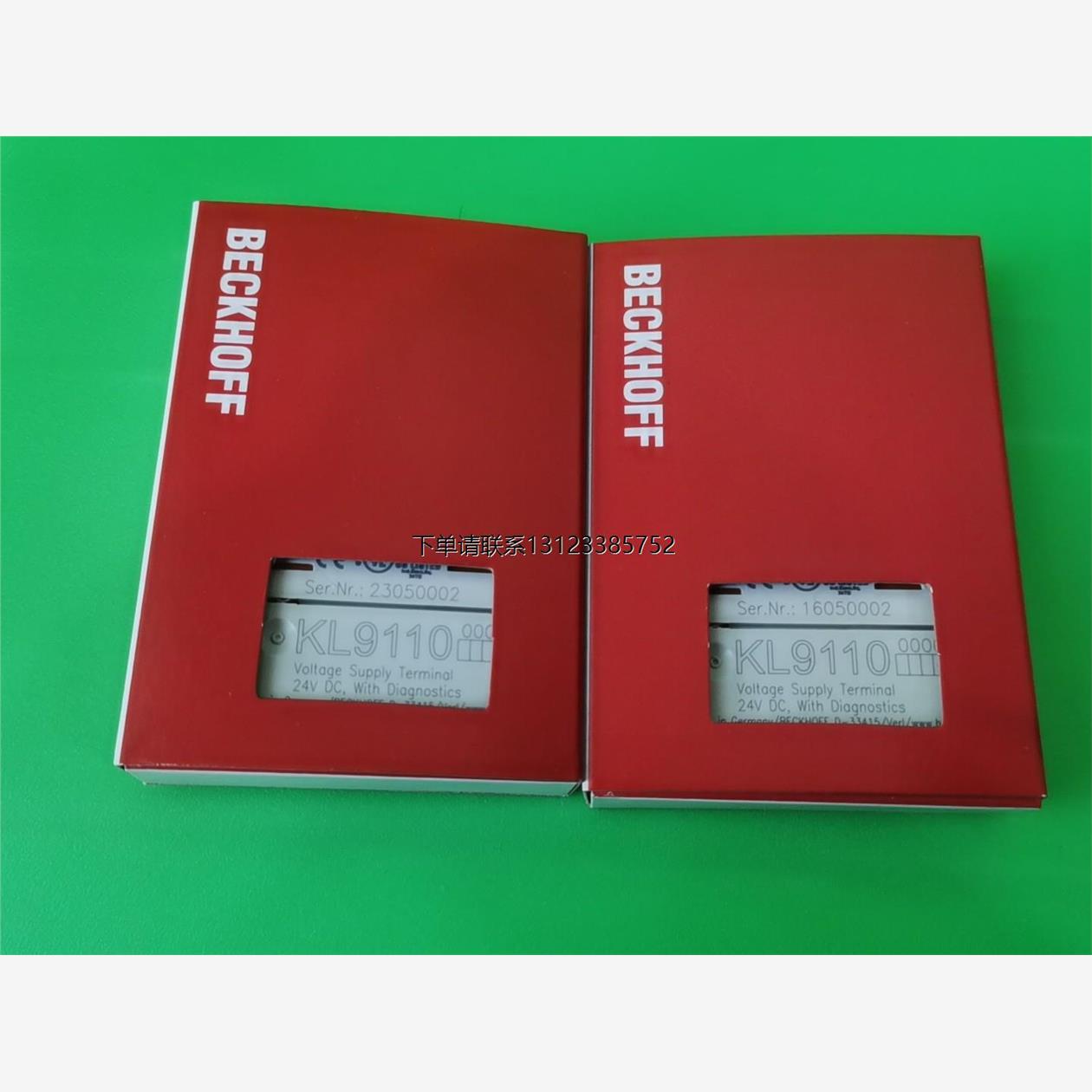 询价倍福KL9110电压供电终端，24V DC，带诊断功能，全新