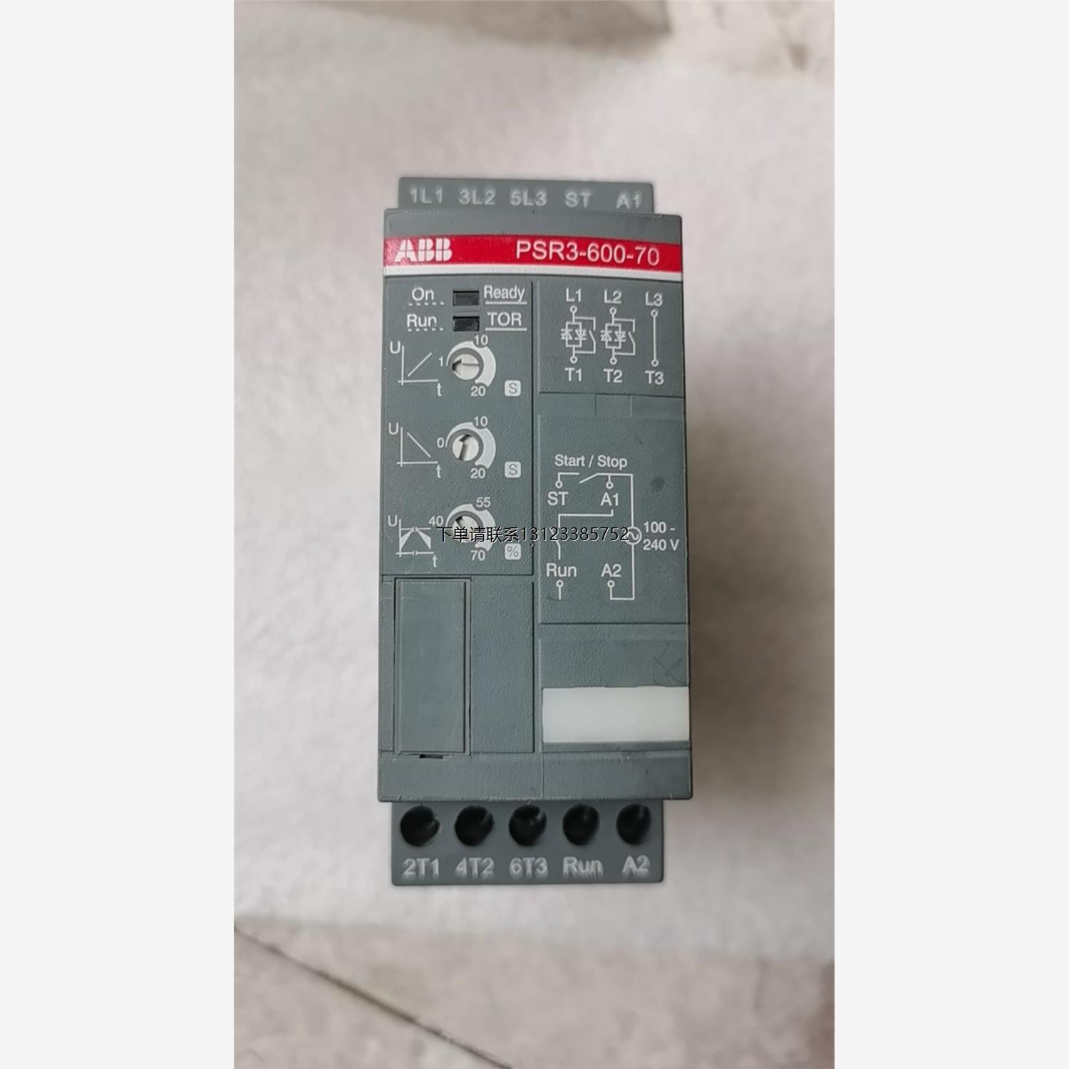 询价ABB软启动器PSR3-600-70，拆机件，成色几乎全新，