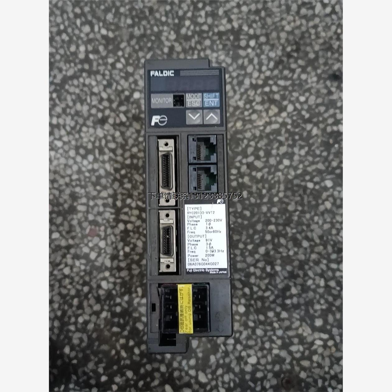 询价RYC201D3-VVT2富士伺服驱动，200W，成色如图，