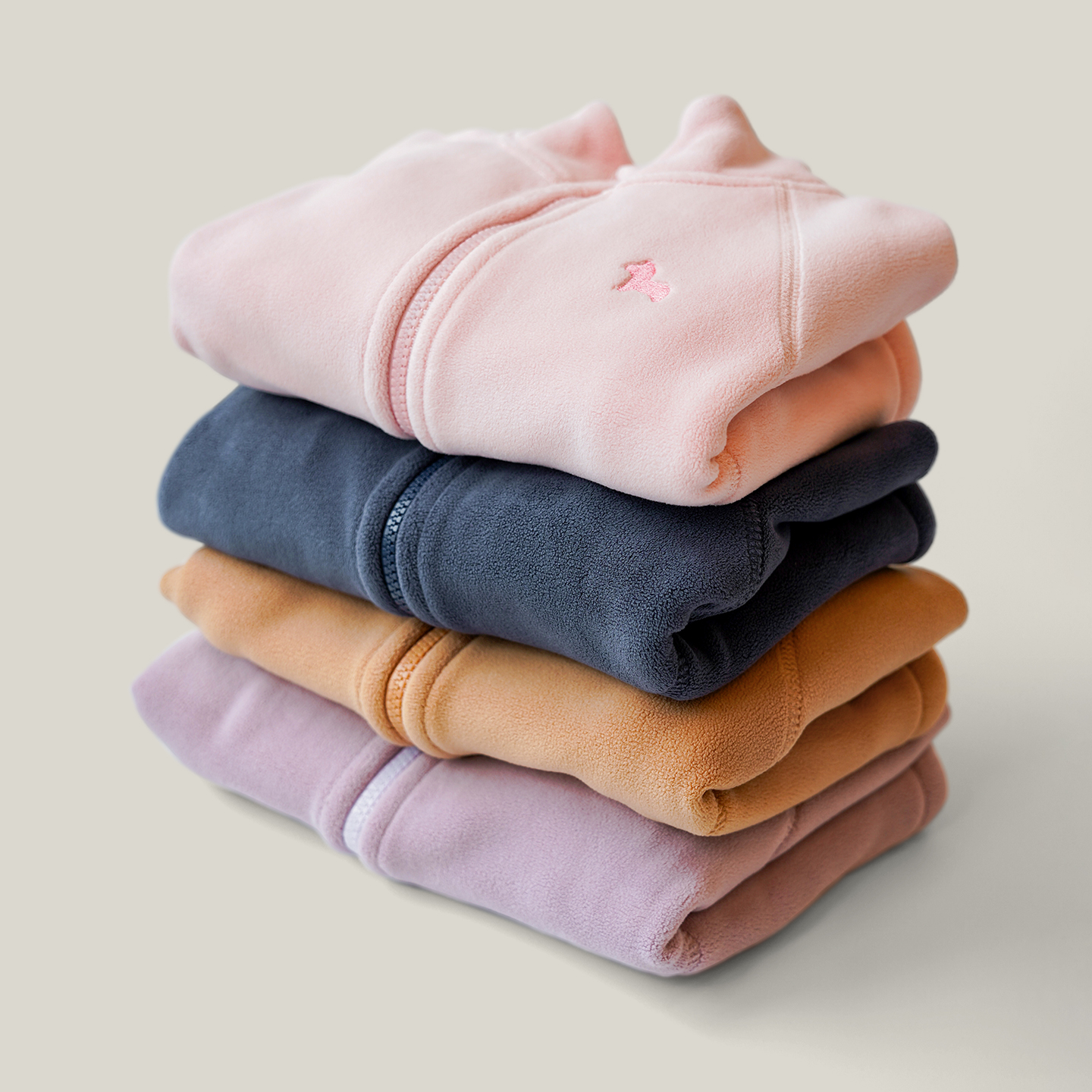 保暖秋冬男童女童摇粒绒外套