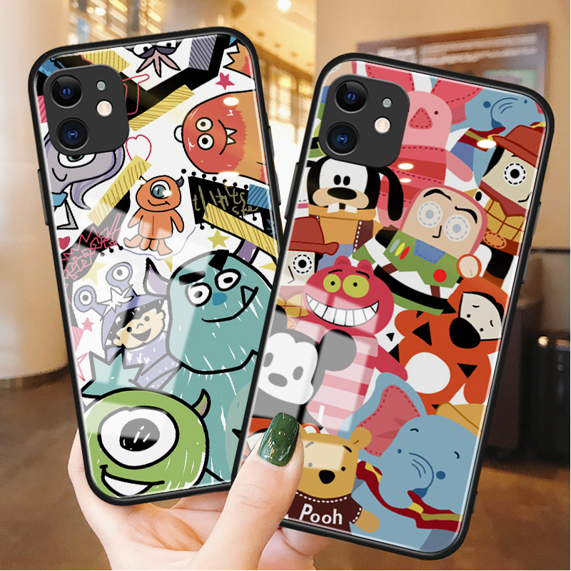 iphone12pro动漫壁纸,iphone11动漫壁纸 卡通动漫涂鸦苹果13手机壳iphone12pro保护套12mini玻璃男女款12max