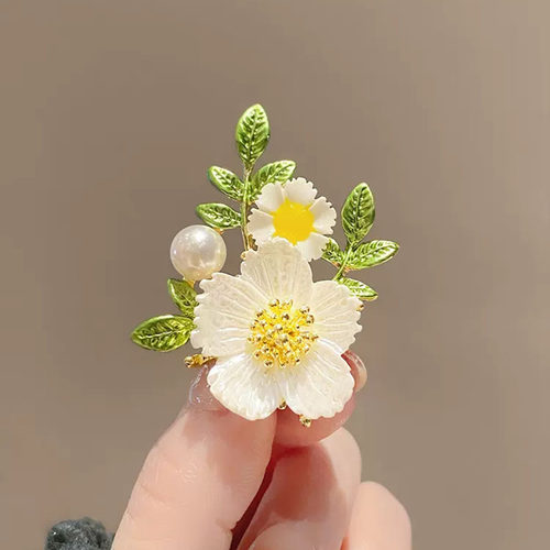 设计感小众毛衣大衣胸花