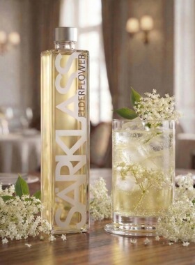 萨酷乐斯SARKLASS接骨木花玫瑰蜜桃荔枝莫吉托薄荷糖浆鸡尾酒原料