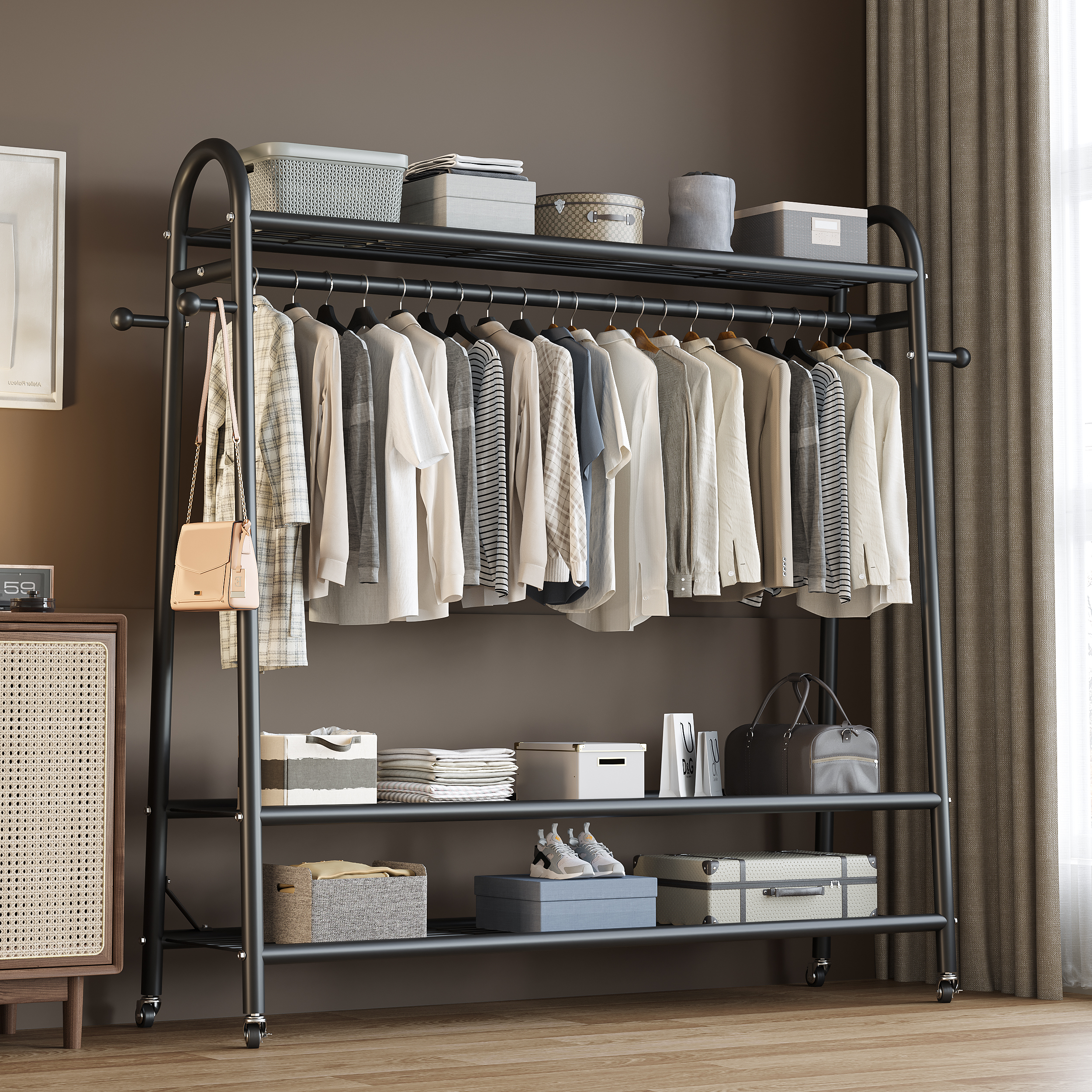 【巨粗32管】房间收纳架