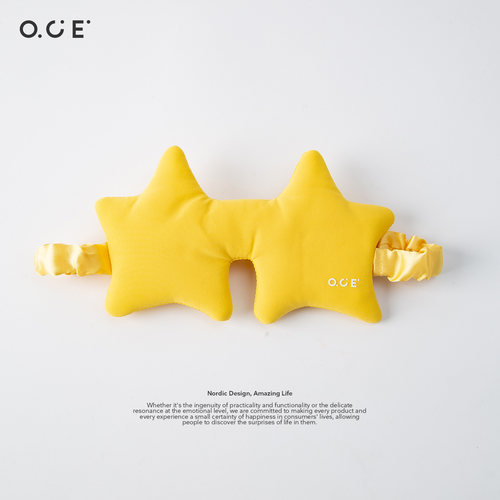 OCE无尽夏日可爱遮光冰丝凉感眼罩星星搞怪可爱学生午休睡觉眼罩