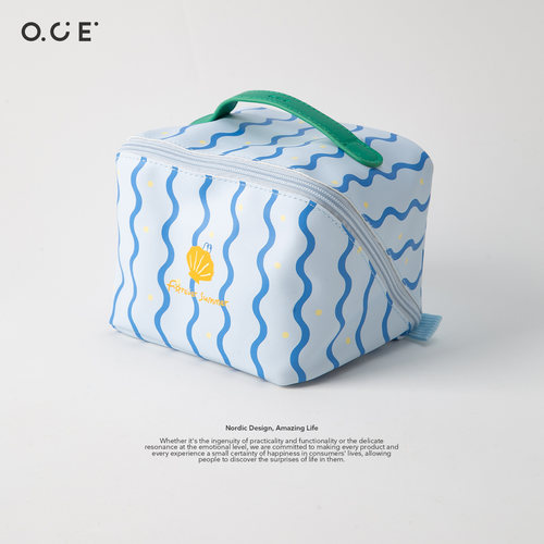 OCE无尽夏日化妆包2026新款大容量外出便携收纳包随身旅行洗漱包
