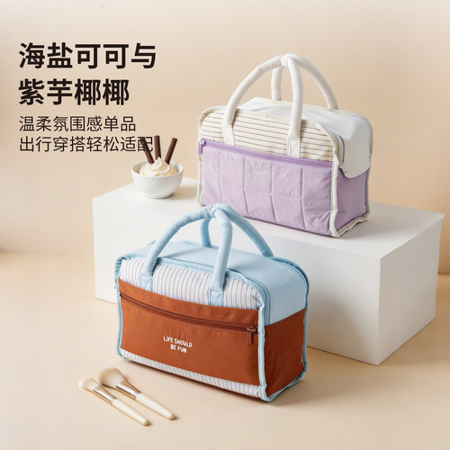OCE梦想小马红房子收纳包化妆包旅行便携化妆品大容量卡通手提包