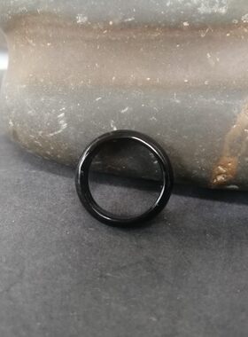 小玉旧货行推出古董古玩文玩玉器奇石黑耀石戒指