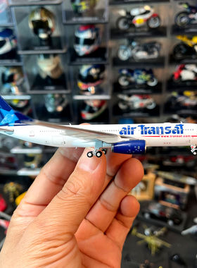 1：400比例合金飞机空客A330-243加拿大越洋航空有天线版礼品级