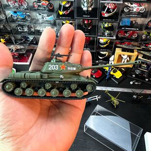 1:72合金坦克模型中国抗美援朝重型坦克IS-2功臣号战车摆件