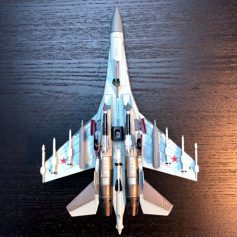 合金飞机su35俄罗斯空军