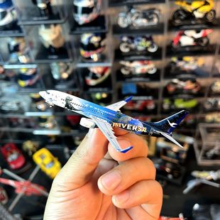 NG1:400比例合金飞机波音737-800厦门航空侏罗纪模型礼品藏品