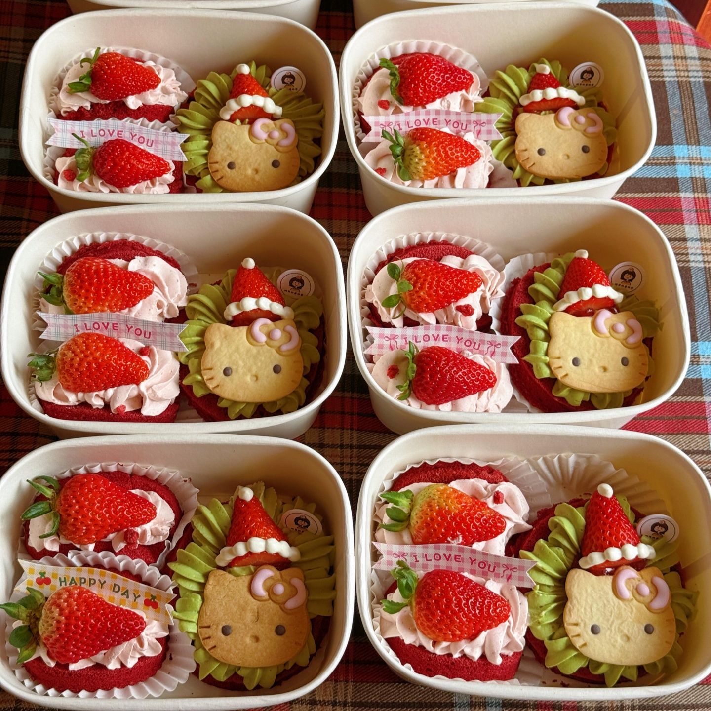 2026圣诞节hellokitty网红便当包装盒蛋糕装饰kt猫造型饼干烘焙