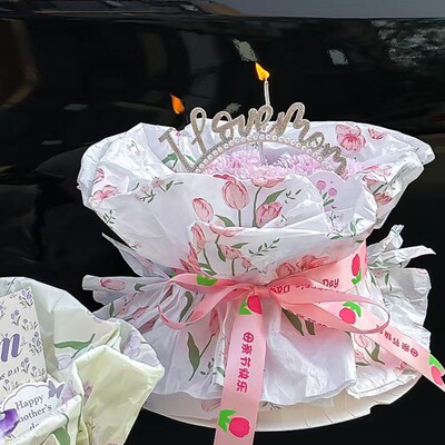 母亲节珍珠MOM蛋糕装饰