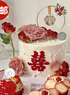 中式婚庆装饰铁艺复古凤凰于飞