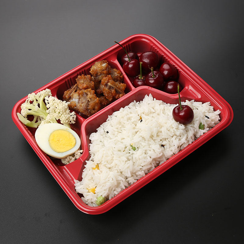 批发一次性长方形餐盒加厚环保打包盒分格高档外卖快餐盒饭盒带盖