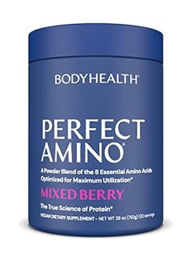 BodyHealth PerfectAmino Powder - BCAA and EAA Powder for