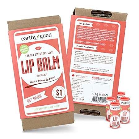 Earthy Good - DIY Lip Balm Kit Made With Organic Ingredie