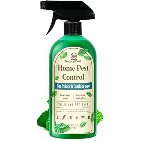 NATURAL OUST Peppermint Oil Mouse Repellent Spray- Roach