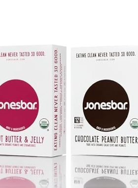 JONESBAR (Best Sellers， 24 Bars (2 Boxes)) USDA Organic F