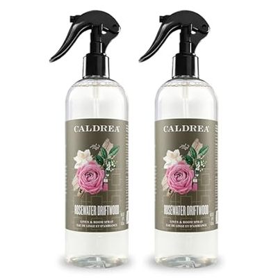 Caldrea Linen and Room Spray Air Freshener， Made with Ess