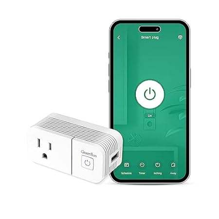 GreenSun WLAN Smart Plug， WiFi Smart Plug with Alexa Goog 饰品/流行首饰/时尚饰品新 菩提 原图主图