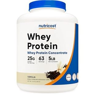 Nutricost Whey Protein Powder， Vanilla， 5 pounds - Whey P