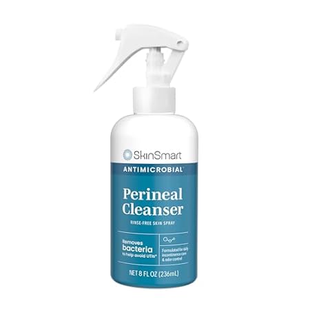 SkinSmart Antimicrobial Perineal Cleanser， Ideal for Inco